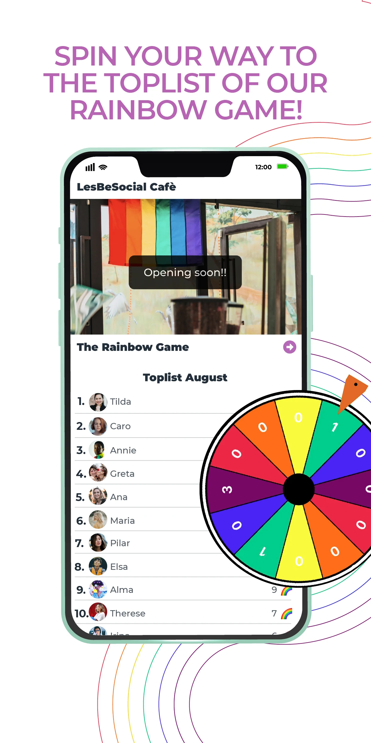 Lesbian chat app - LesBeSocial screenshot